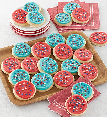 36 Buttercream Frosted Cookies with FREE SHIP